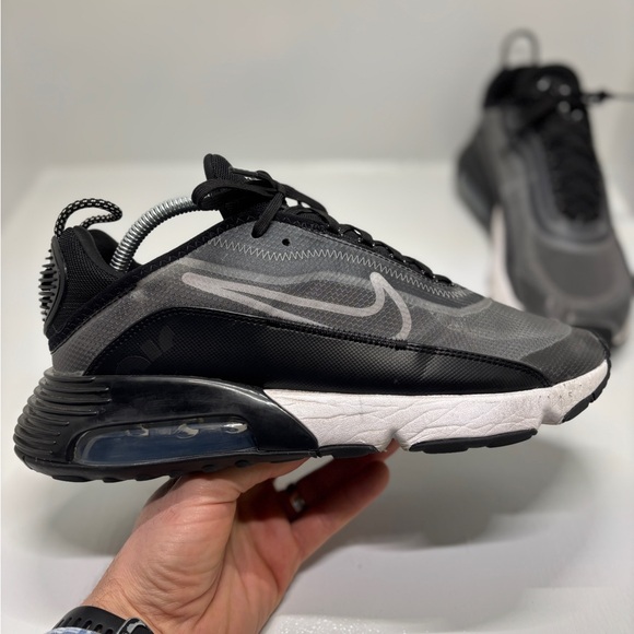 Nike Air Max 2090 Black Grey Men’s Size 11.5 CK2612-002 Running Sneakers Shoes - Picture 11 of 13